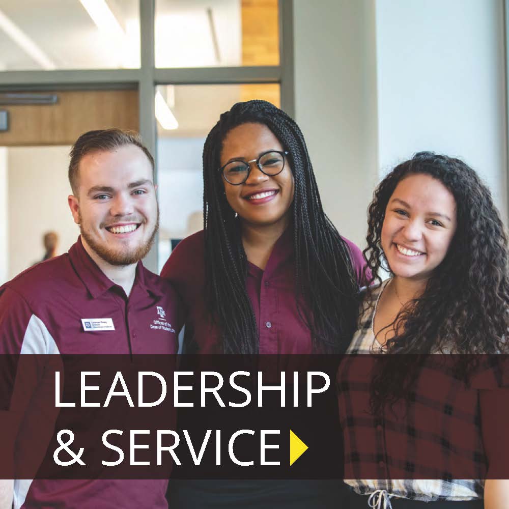 Click Here to Learn about Leadership and Service