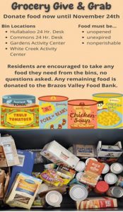 Grocery Give & Grab flyer
