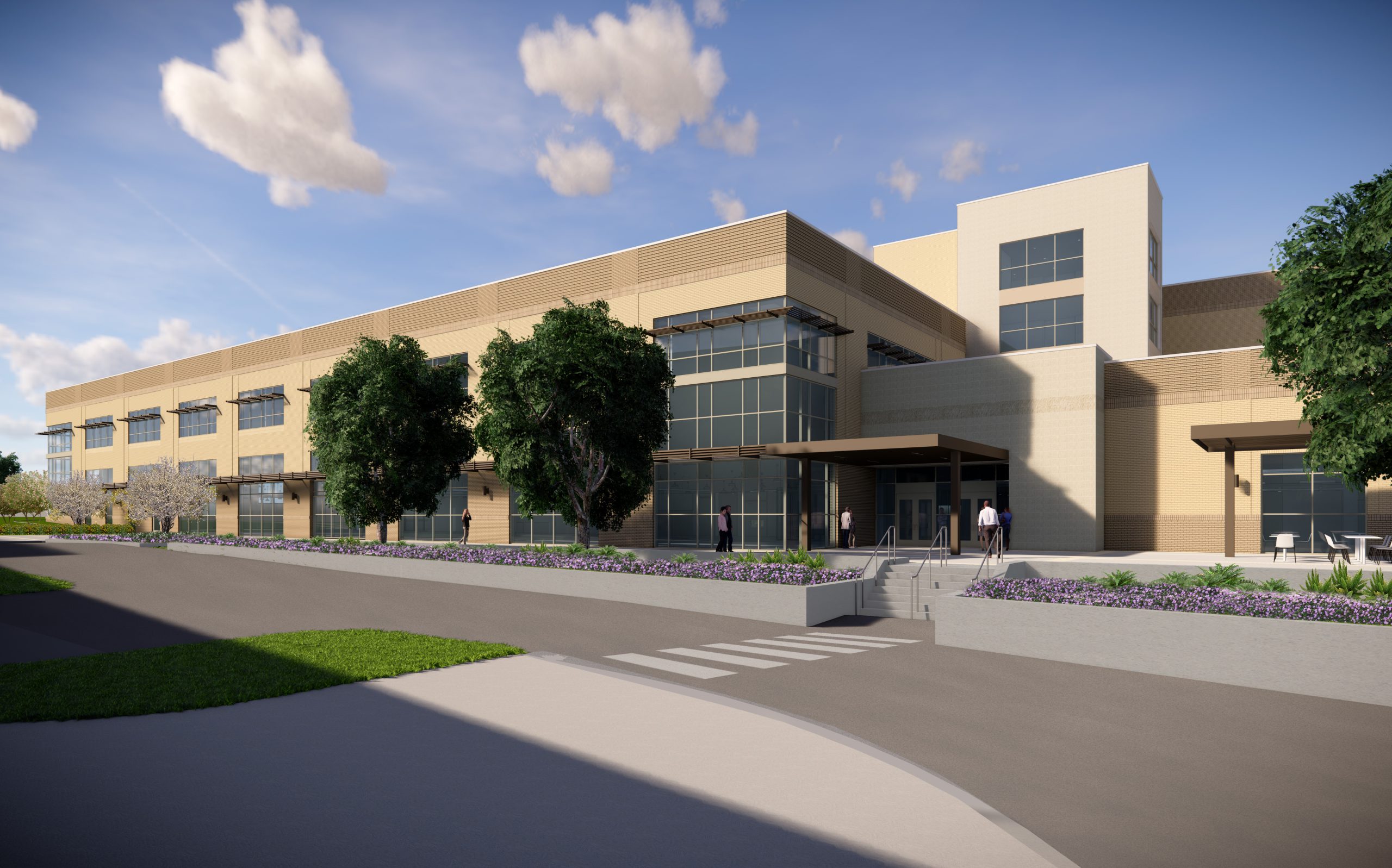 Rendering of the Polo Road Rec Center