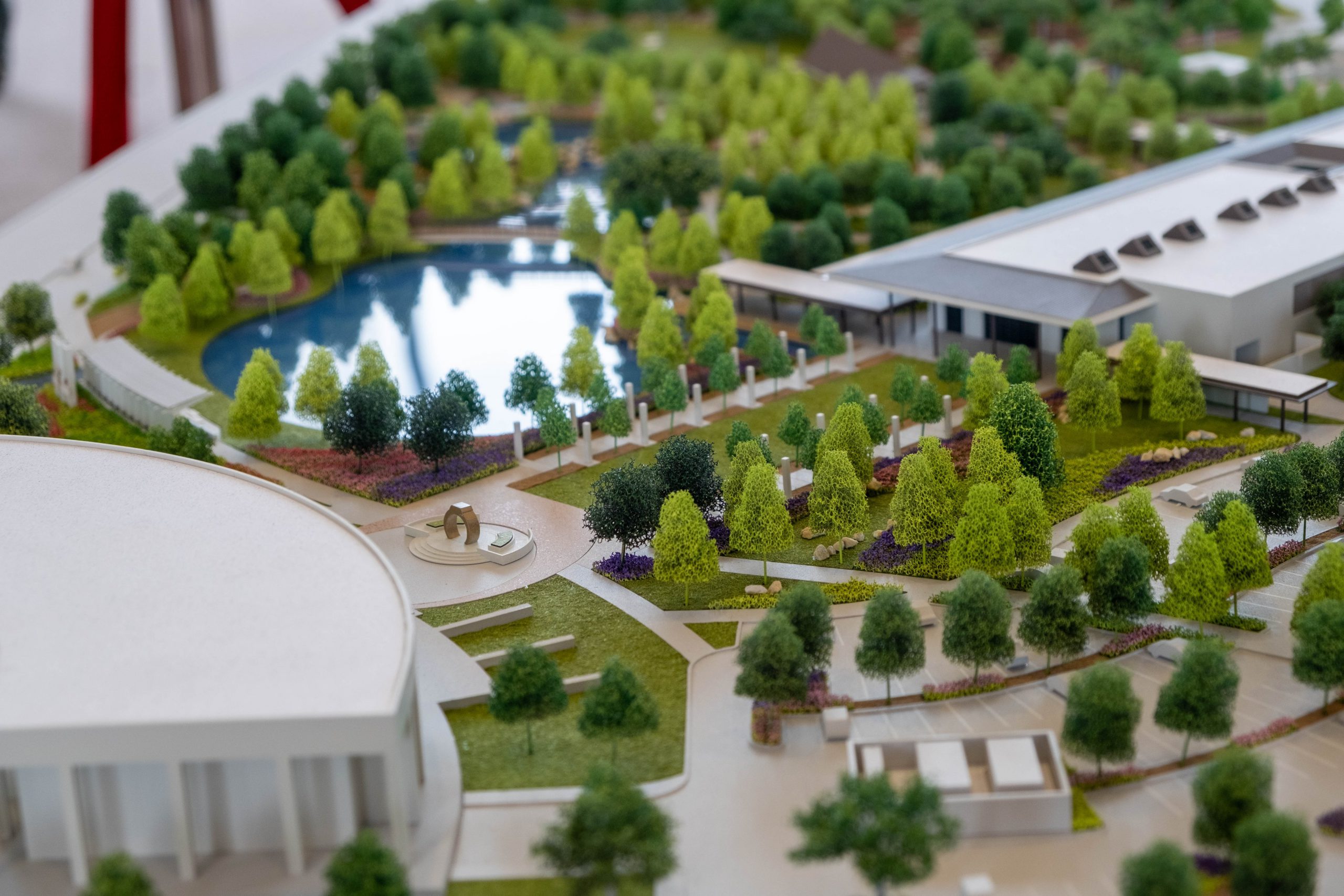 Rendered image of Aggie Park