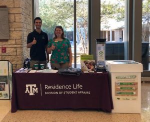 Res Life Recycles Day Table