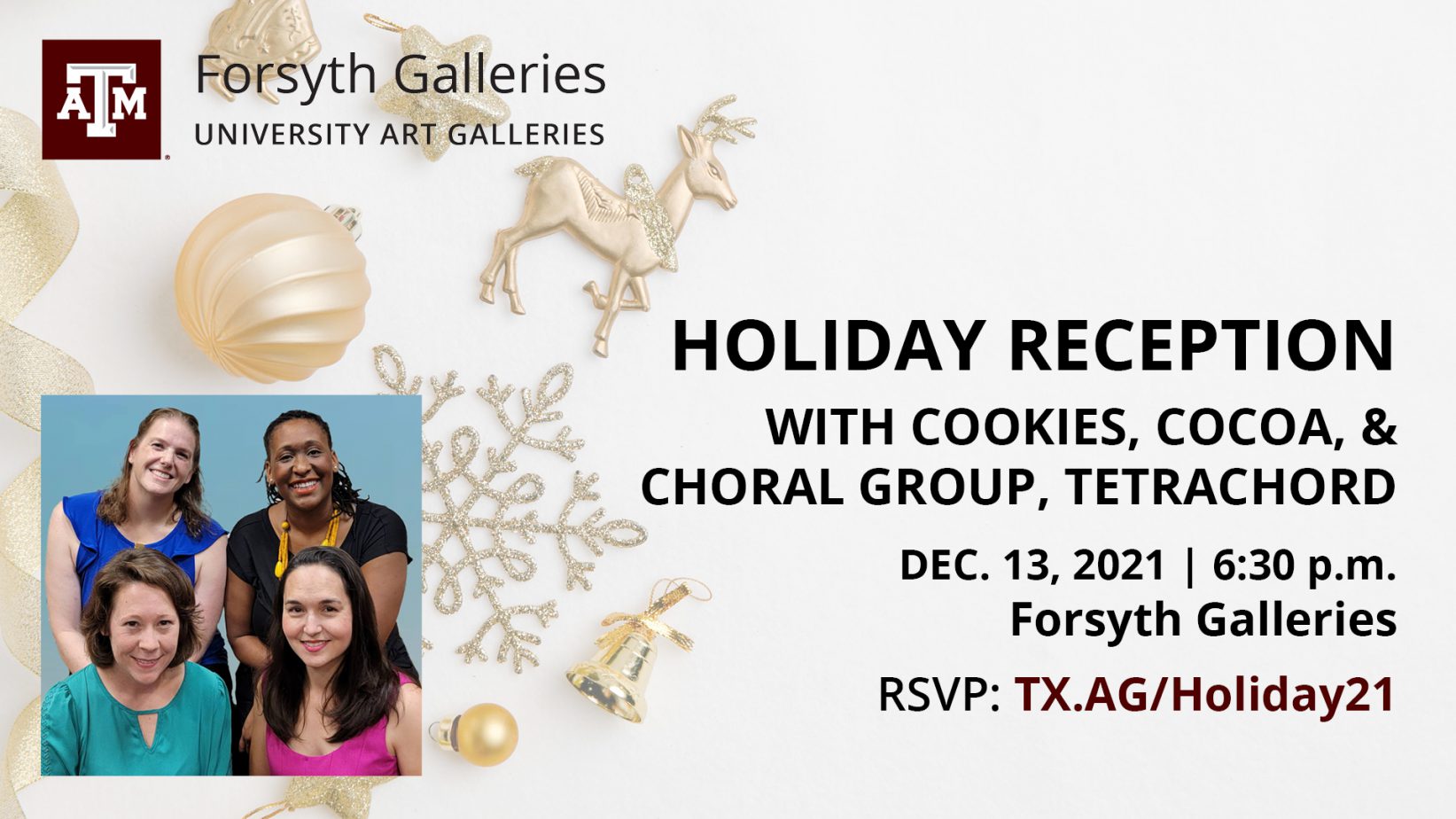 Forsyth Galleries Holiday Reception Invitation