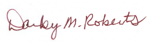 Dr. Darby Roberts digital signature