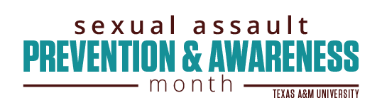 Sexual Assault Prevention & Awareness Month graphic