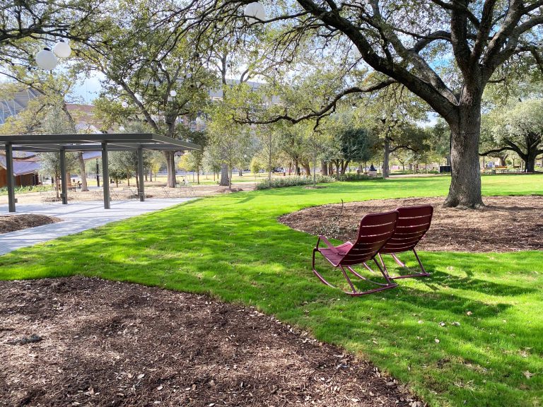 Throckmorton Lawn at Aggie Park