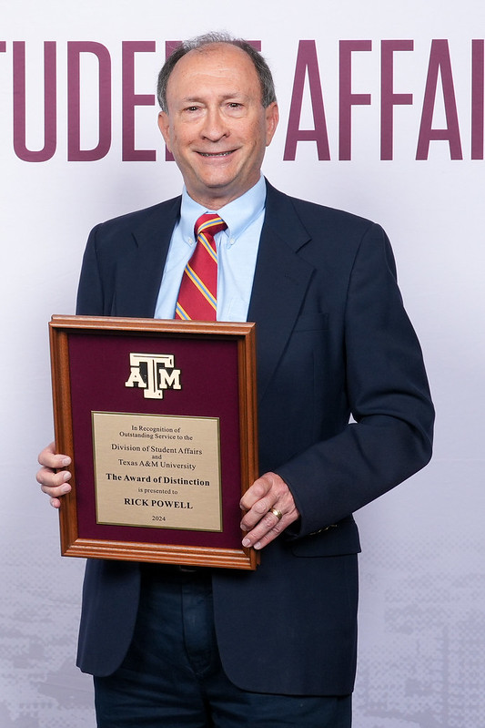 Rick with his award