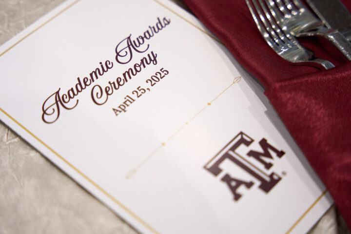 a still shot of the ceremony program