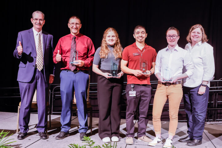 DSA team award winners with tom reber