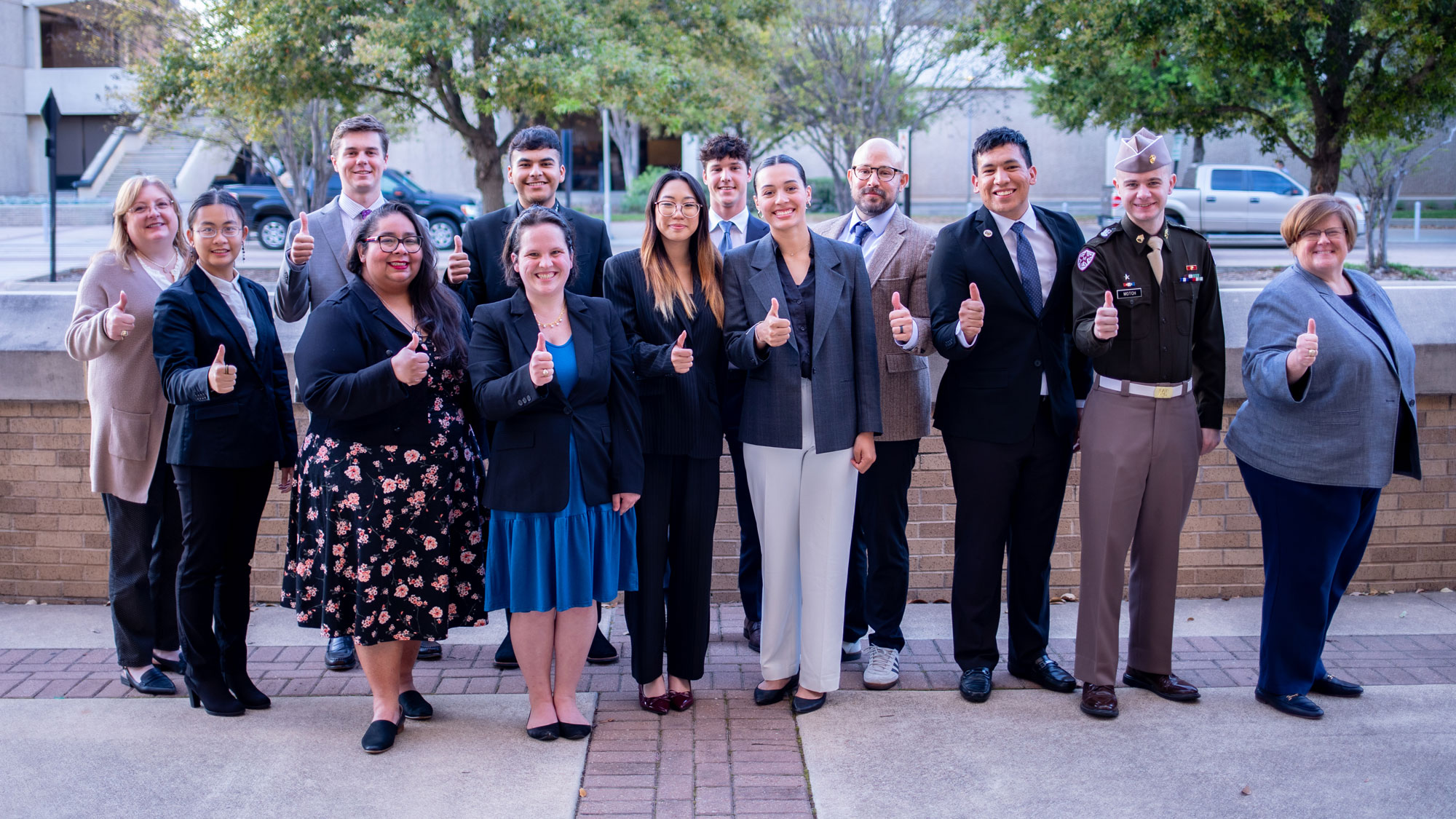 Group photo of SAFAB board students.